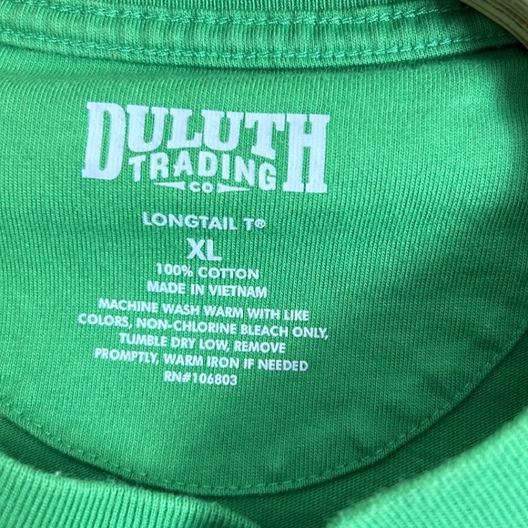 Duluth Trading Men’s Tee Shirt‎ XL Polo Shirt Green Short Sleeve - Picture 3 of 7